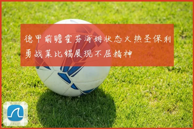 德甲前瞻霍芬海姆状态火热圣保利勇战莱比锡展现不屈精神